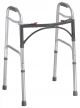 Drive, Deluxe Folding Walker, Two Button, 10200-1