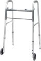 ProBasics, Economy Two-Button Folding Steel Walker with 5